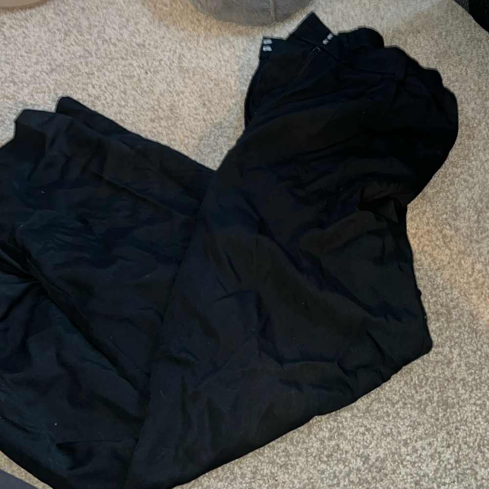 Abercrombie and Fitch Wide Leg Linen Trouser Pants